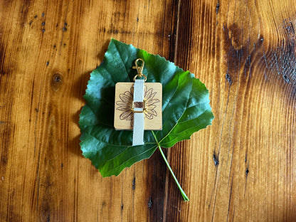 Balsamroot Petal Press | Strap Micro Flower Press with Keychain Clip