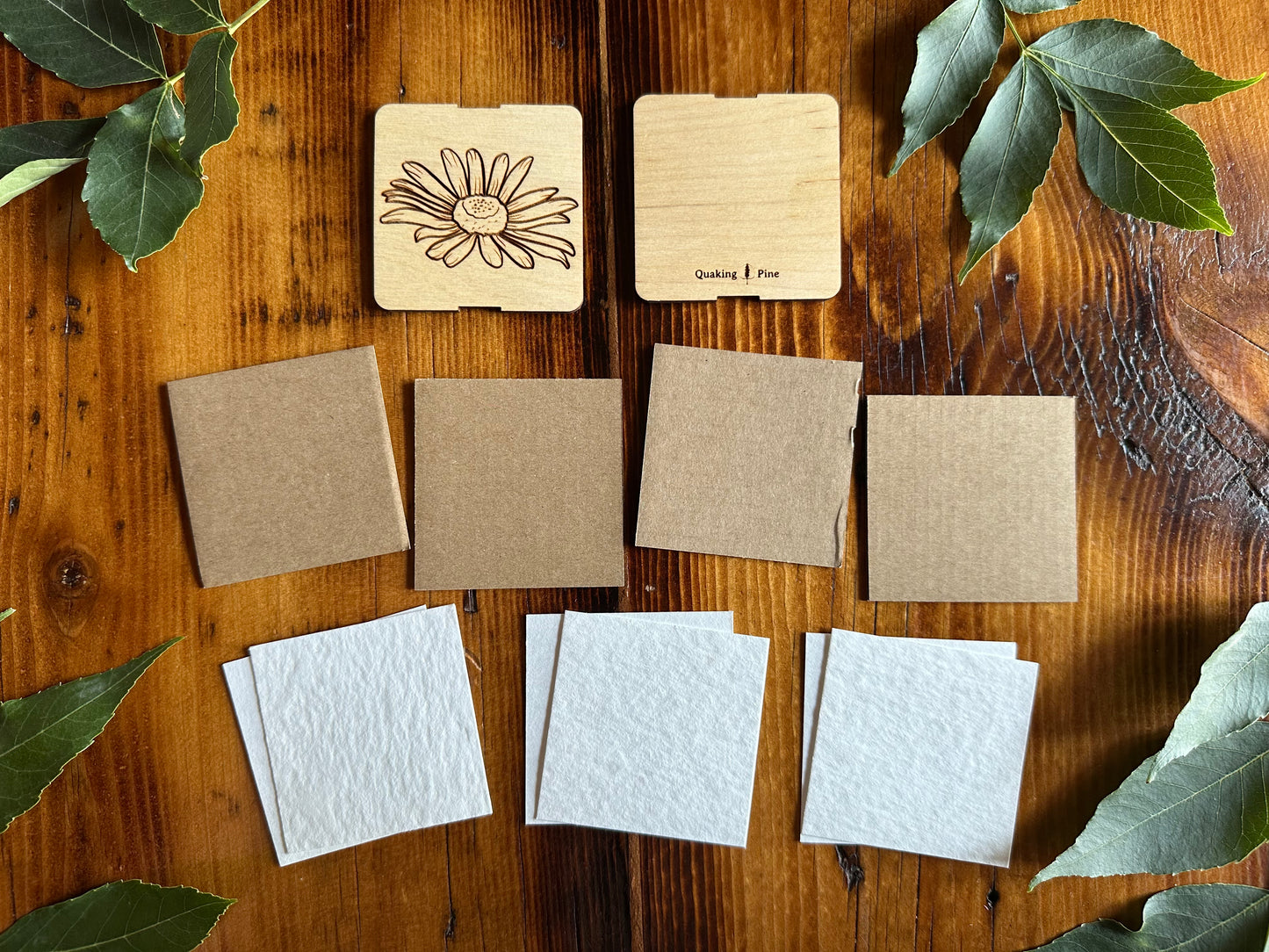 April Daisy Petal Press | Strap Micro Flower Press with Keychain Clip