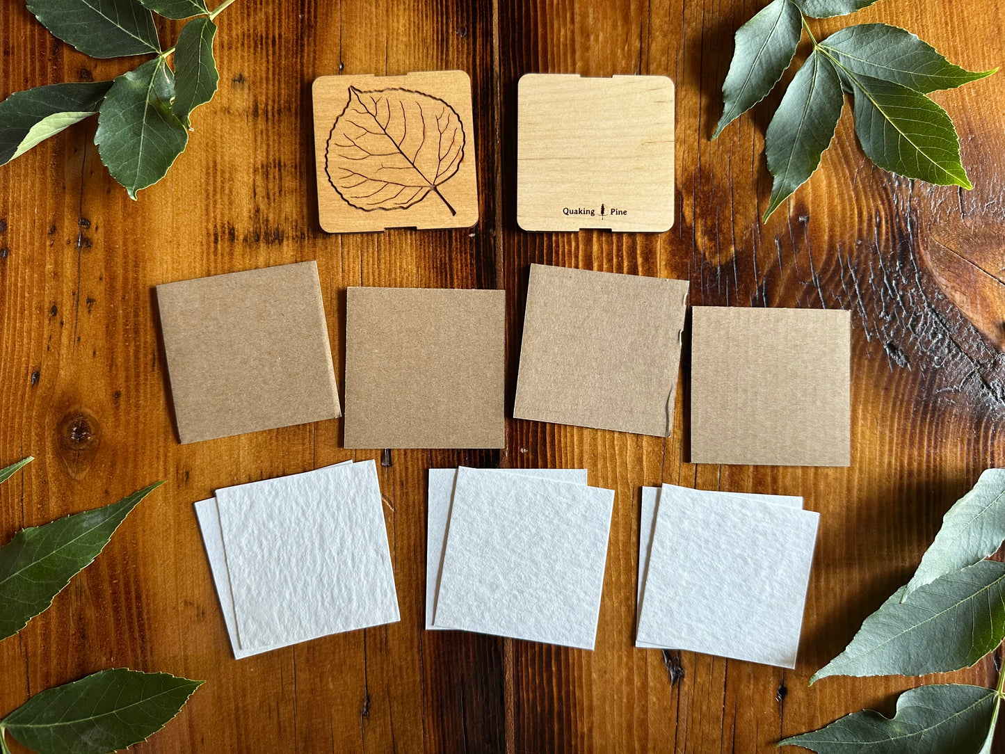 Quaking Aspen Petal Press | Strap Micro Flower Press with Keychain Clip