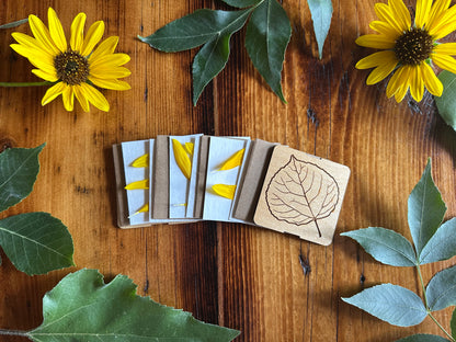 Quaking Aspen Petal Press | Strap Micro Flower Press with Keychain Clip