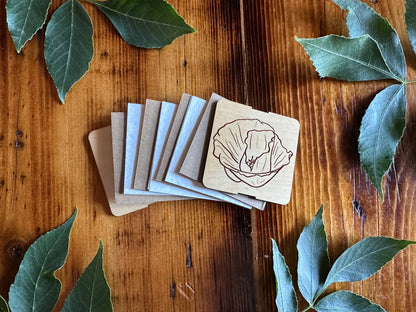 August Poppy Petal Press | Strap Micro Flower Press with Keychain Clip