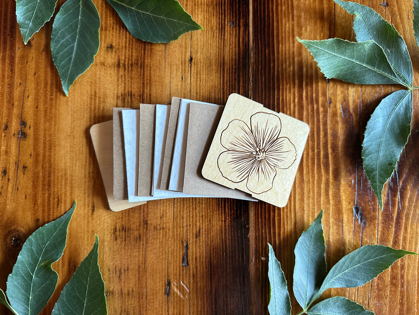 Blue Flax Petal Press | Strap Micro Flower Press with Keychain Clip