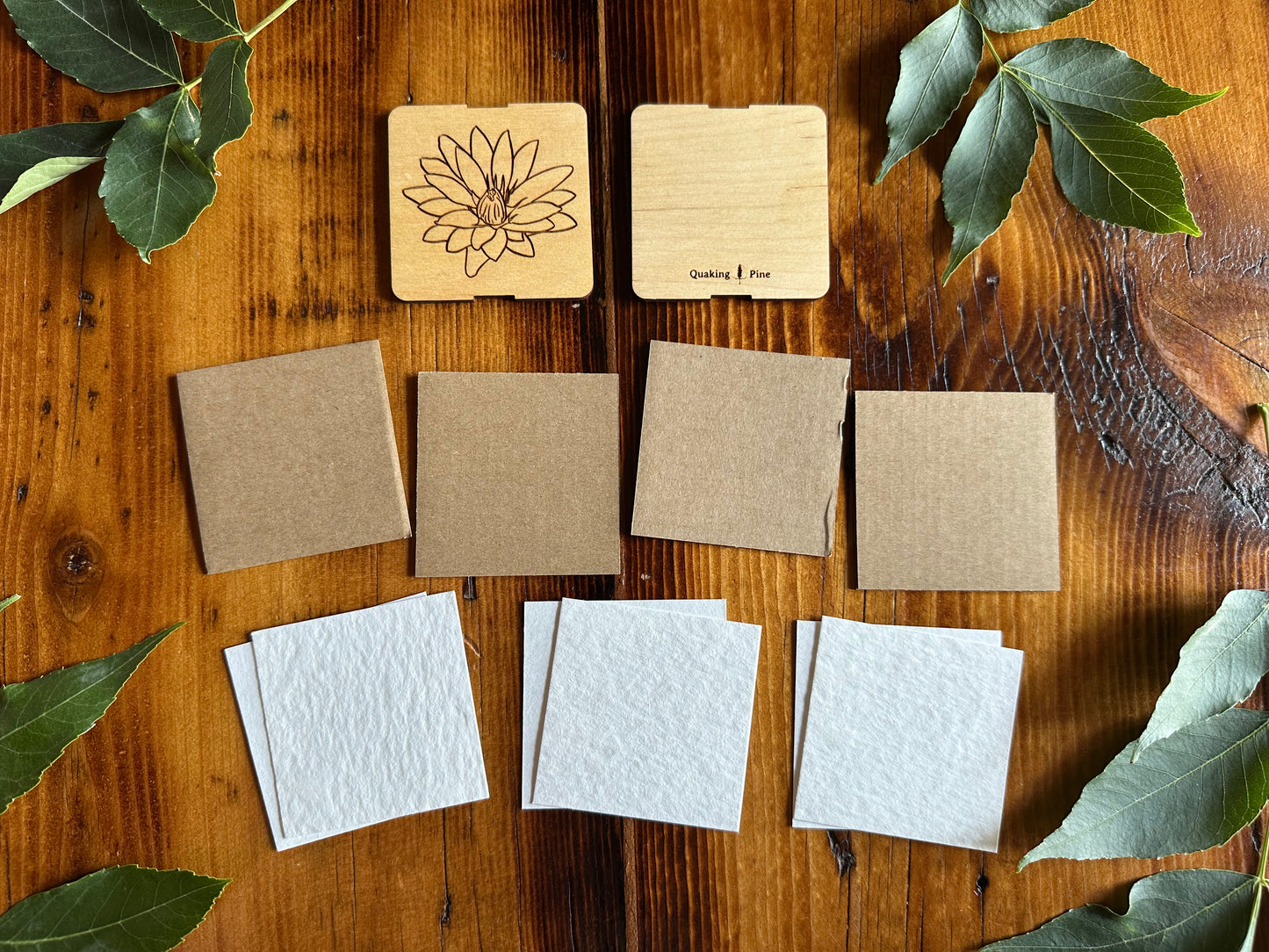 July Lotus Petal Press | Strap Micro Flower Press with Keychain Clip