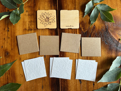 July Lotus Petal Press | Strap Micro Flower Press with Keychain Clip