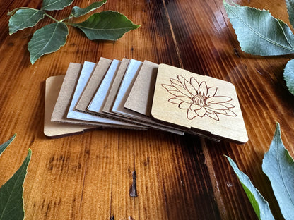 July Lotus Petal Press | Strap Micro Flower Press with Keychain Clip