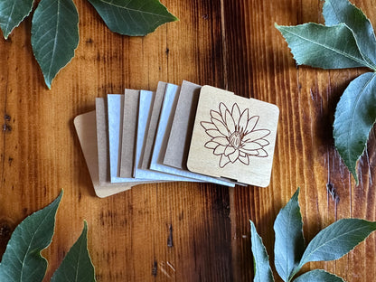 July Lotus Petal Press | Strap Micro Flower Press with Keychain Clip