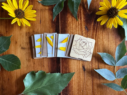 June Rose Petal Press | Strap Micro Flower Press with Keychain Clip