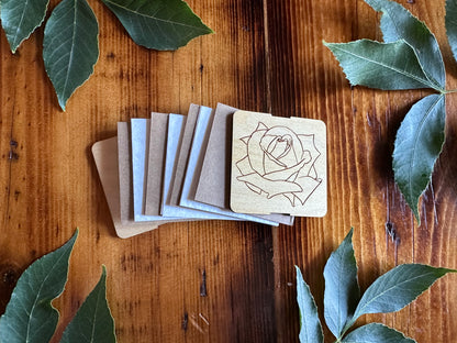 June Rose Petal Press | Strap Micro Flower Press with Keychain Clip