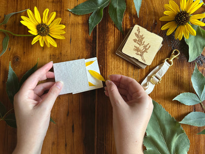 Juniper Petal Press | Strap Micro Flower Press with Keychain Clip