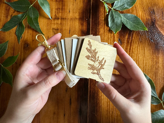 Juniper Petal Press | Strap Micro Flower Press with Keychain Clip