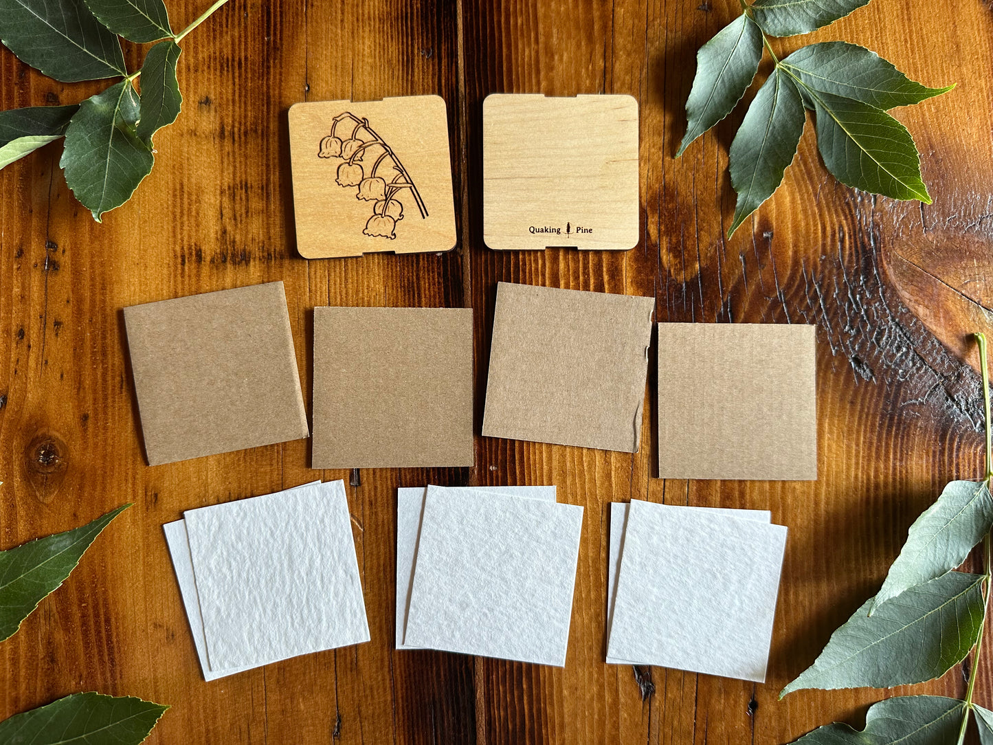 May Lily of the Valley Petal Press | Strap Micro Flower Press with Keychain Clip