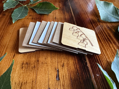 May Lily of the Valley Petal Press | Strap Micro Flower Press with Keychain Clip