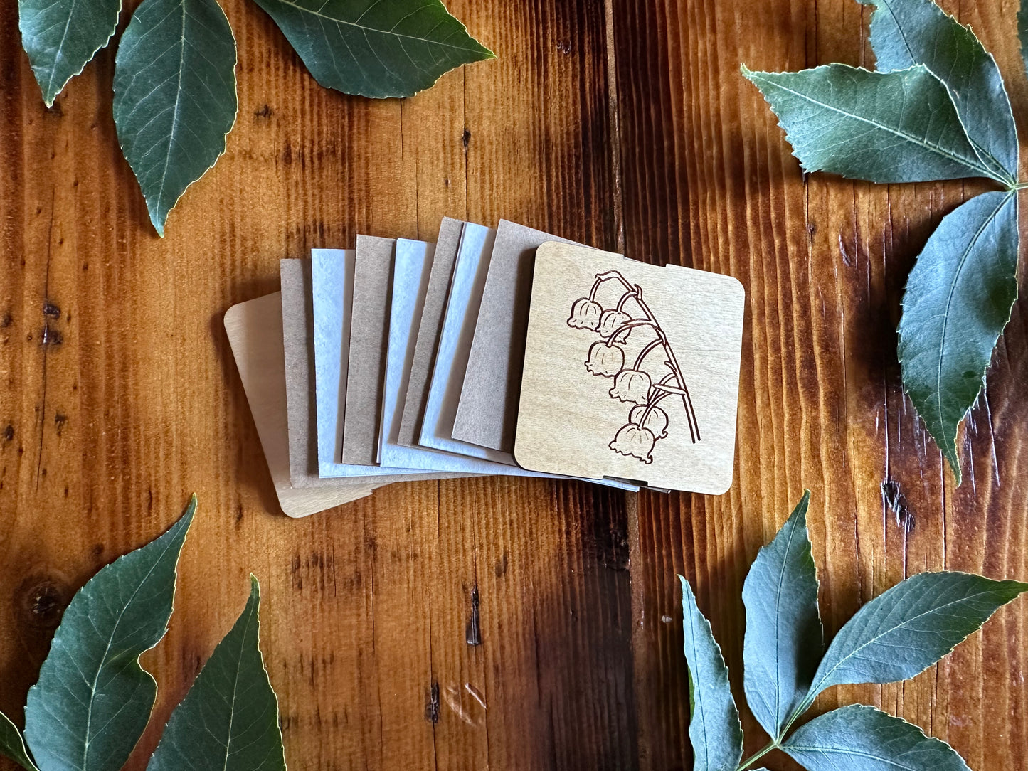 May Lily of the Valley Petal Press | Strap Micro Flower Press with Keychain Clip