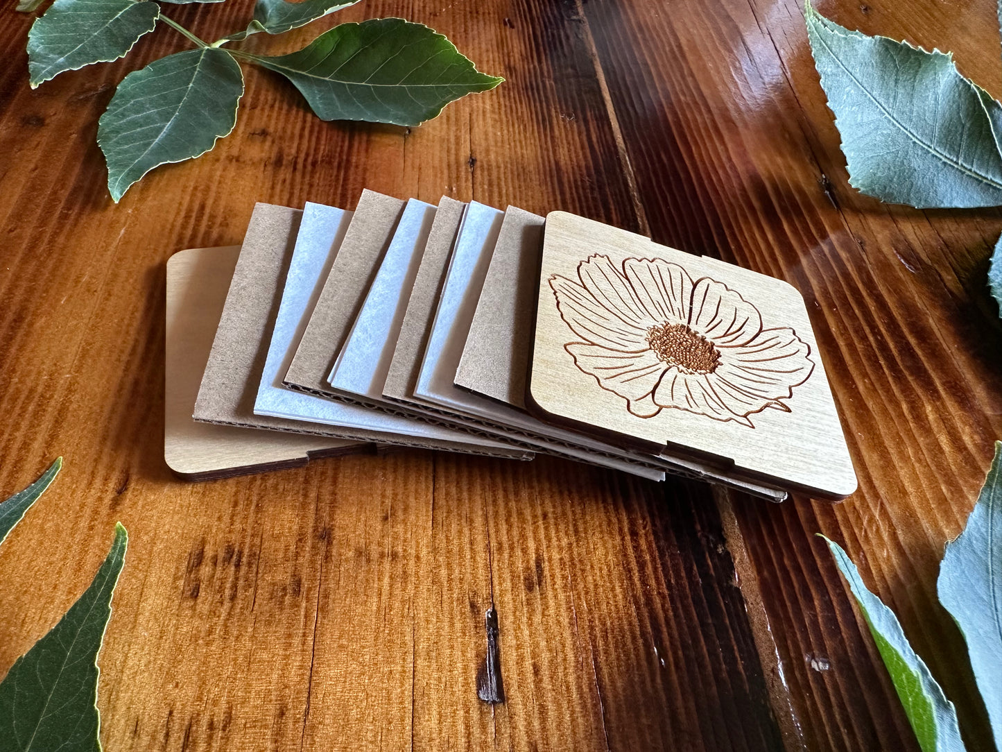 October Cosmos Petal Press | Strap Micro Flower Press with Keychain Clip