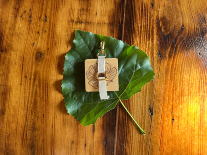 October Cosmos Petal Press | Strap Micro Flower Press with Keychain Clip