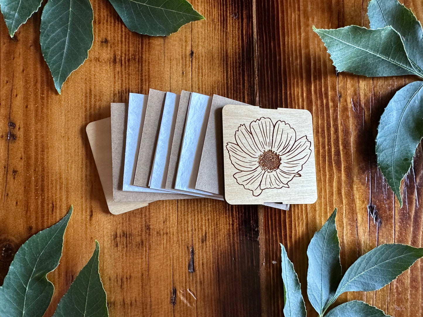 October Cosmos Petal Press | Strap Micro Flower Press with Keychain Clip