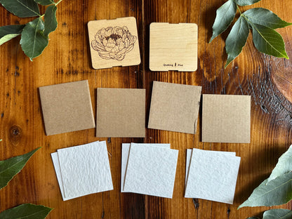 Peony Petal Press | Strap Micro Flower Press with Keychain Clip