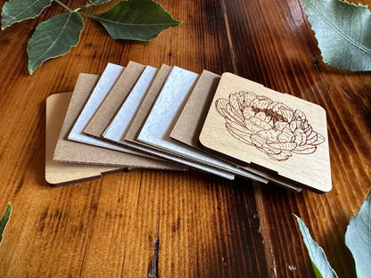 Peony Petal Press | Strap Micro Flower Press with Keychain Clip