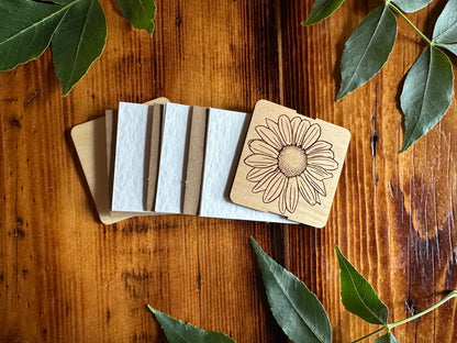 Sunflower Petal Press | Strap Micro Flower Press with Keychain Clip