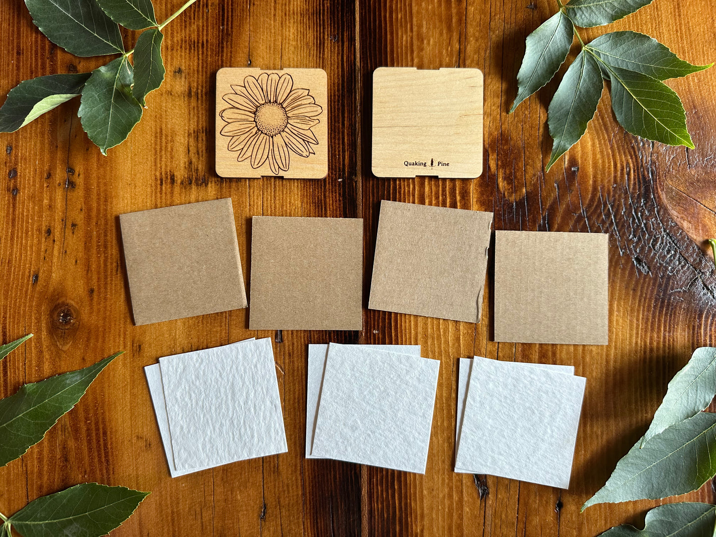 Sunflower Petal Press | Strap Micro Flower Press with Keychain Clip